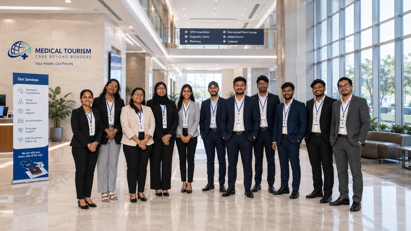 Medical Tours India care team in Hyderabad